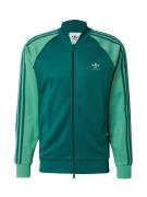 ADIDAS ORIGINALS Sweatjakke 'Adicolor Classics Sst'  lysegrøn / mørkeg...