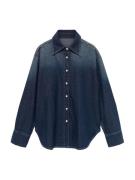 MANGO Bluse 'PAULA'  blue denim