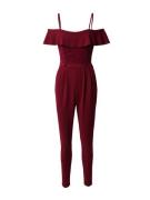 WAL G. Jumpsuit  vinrød