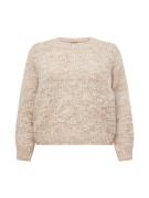 PIECES Curve Pullover 'NOMANA'  lysebrun