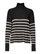 VERO MODA Pullover 'VMMarina'  sort / hvid