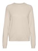 VERO MODA Pullover 'HAPPINESS'  creme