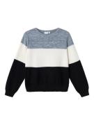 NAME IT Pullover 'NKMVohan'  marin / blå-meleret / hvid