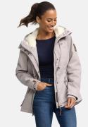 MARIKOO Vinterparka 'Bikoo'  lysebeige / brun