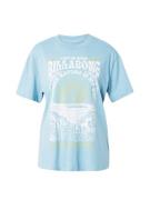 BILLABONG Shirts 'LOST IN BLISS'  lyseblå / grøn / hvid