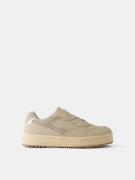 Bershka Sneaker low  beige / mørkebeige