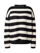 VERO MODA Pullover 'VMNATAHLIE'  sort / naturhvid