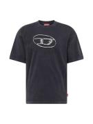 DIESEL Bluser & t-shirts 'T-BOXT-Q22'  sort / black denim / offwhite