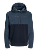 JACK & JONES Sweatshirt 'JJStar'  navy / blå-meleret / lys rød