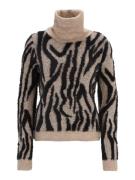 Vero Moda Tall Pullover 'VMVALENTINA'  beige-meleret / sort