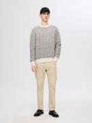 SELECTED HOMME Pullover 'SLHHARRY'  creme / marin