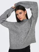 JDY Pullover 'JDYSUSANNA'  grå-meleret