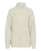 SOAKED IN LUXURY Pullover 'Rakel'  grå-meleret