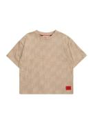 HUGO Shirts  beige / mørkebeige