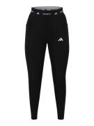 ADIDAS PERFORMANCE Sportsbukser  sort / hvid