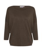 SAINT TROPEZ Pullover 'A2561 Mila'  brun-meleret