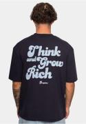 Dropsize Bluser & t-shirts 'Grow Rich'  navy / lyseblå