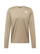 THE NORTH FACE Funktionsskjorte  taupe / hvid