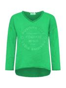 Zwillingsherz Sweatshirt 'Positive Mind'  lime / lysegrøn