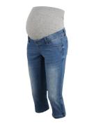 MAMALICIOUS Jeans 'Pixie'  blue denim / grå-meleret