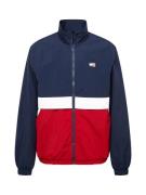 Tommy Jeans Overgangsjakke 'Essential'  navy / rød / hvid