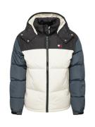 Tommy Jeans Vinterjakke 'Alaska'  ecru / antracit / sort