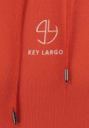 Key Largo Sweatshirt 'MEMBERSHIP'  orange / hvid