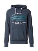 Superdry Sweatshirt  lyseblå / mørkeblå / hvid