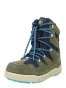 TROLLKIDS Snowboots 'Finnmark'  blå / khaki