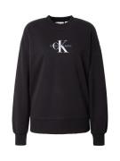 Calvin Klein Jeans Sweatshirt  lyseblå / sort / hvid