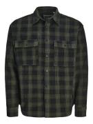 JACK & JONES Overgangsjakke 'JCOTHEO'  oliven / sort