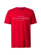 TOMMY HILFIGER Bluser & t-shirts  rød / hvid