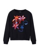 Desigual Sweatshirt  blandingsfarvet / sort