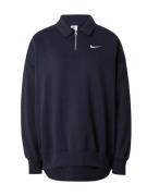 Nike Sportswear Sweatshirt 'Phoenix Fleece'  sort / hvid