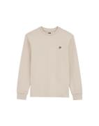 WE Fashion Sweatshirt  lysebeige / sort / hvid