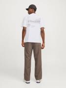 JACK & JONES Bluser & t-shirts 'JCOTERRAIN'  grå / sort / hvid