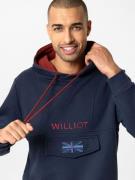 Williot Sweatshirt 'HENRY'  blå / navy / carminrød