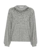 SAINT TROPEZ Pullover 'Barbel'  grå-meleret