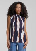 Cloud5ive Bluse  navy / cognac / hvid