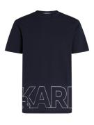 Karl Lagerfeld Bluser & t-shirts  navy / sølv