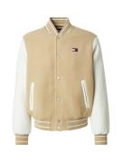 Tommy Jeans Overgangsjakke  beige / hvid