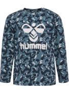 Hummel Shirts  dueblå / grafit / hvid