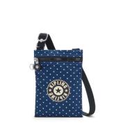 KIPLING Skuldertaske 'Afia'  navy / sort / hvid