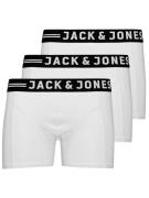 JACK & JONES Boksershorts 'Sense'  sort / hvid