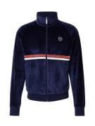 Sergio Tacchini Sweatjakke 'DALLAS 024'  mørkeblå / orange / hvid