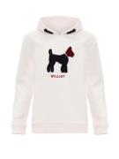 Williot Sweatshirt  ecru / rød / sort