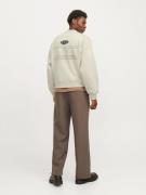 JACK & JONES Sweatshirt 'JCOTERRAIN'  beige / sort