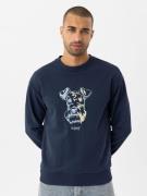 Williot Sweatshirt  navy / himmelblå / gul