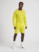 Hummel Funktionsskjorte  lemon / hvid