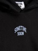 SOMETIME SOON Sweatshirt 'Karma'  lyseblå / sort